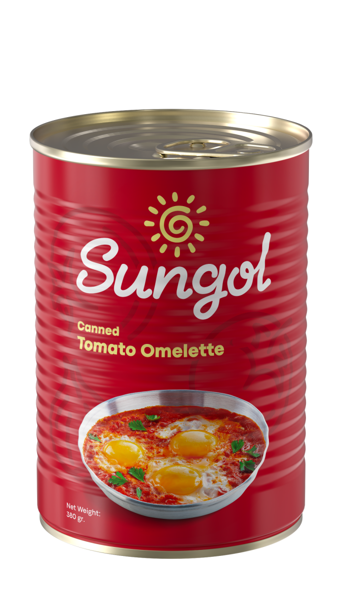 Canned omelette sauce