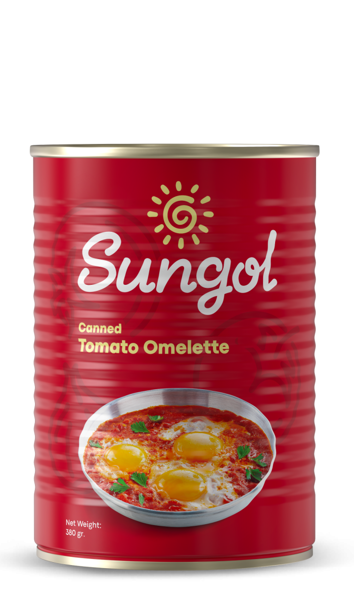 Canned omelette sauce